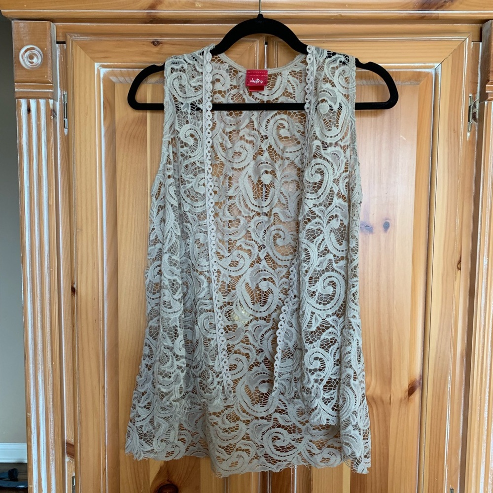 Day trip lace vest